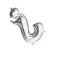 Anagram® 16" Silver Question Mark Balloon Air Fill Only Foil Mylar
